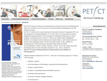 Tablet Screenshot of petct-zentrum-hamburg.de